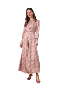 The Empress Dress Pink Elegant Silhouette Soft Fabric Date Night Dress