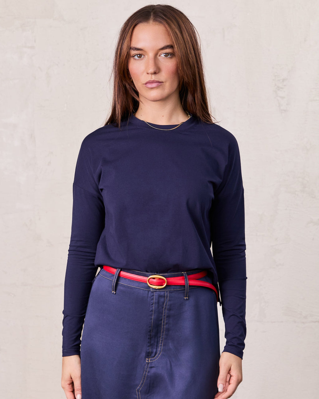 CLASSIC TEE LONG SLEEVE-DARK NAVY-0