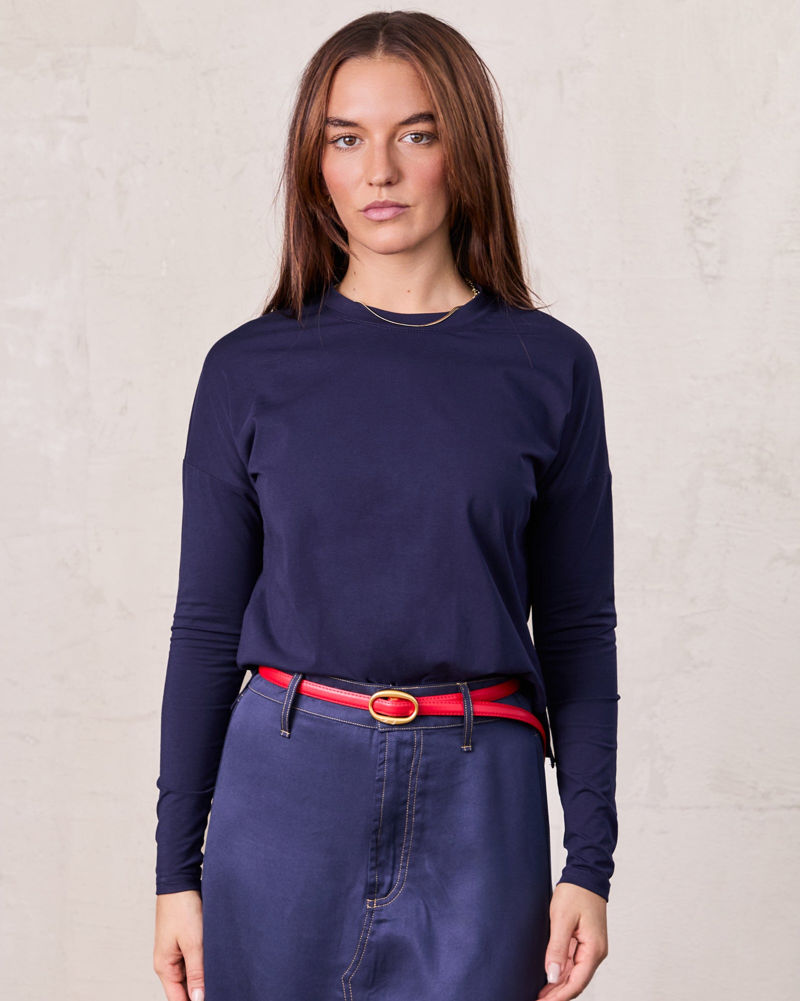 CLASSIC TEE LONG SLEEVE-DARK NAVY-0