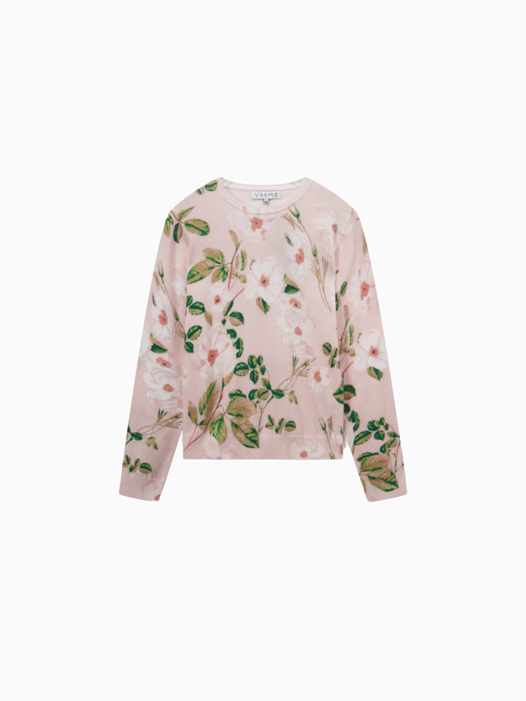 Printed Sweater Spring Flower Lightweight Floral Sweater for Women