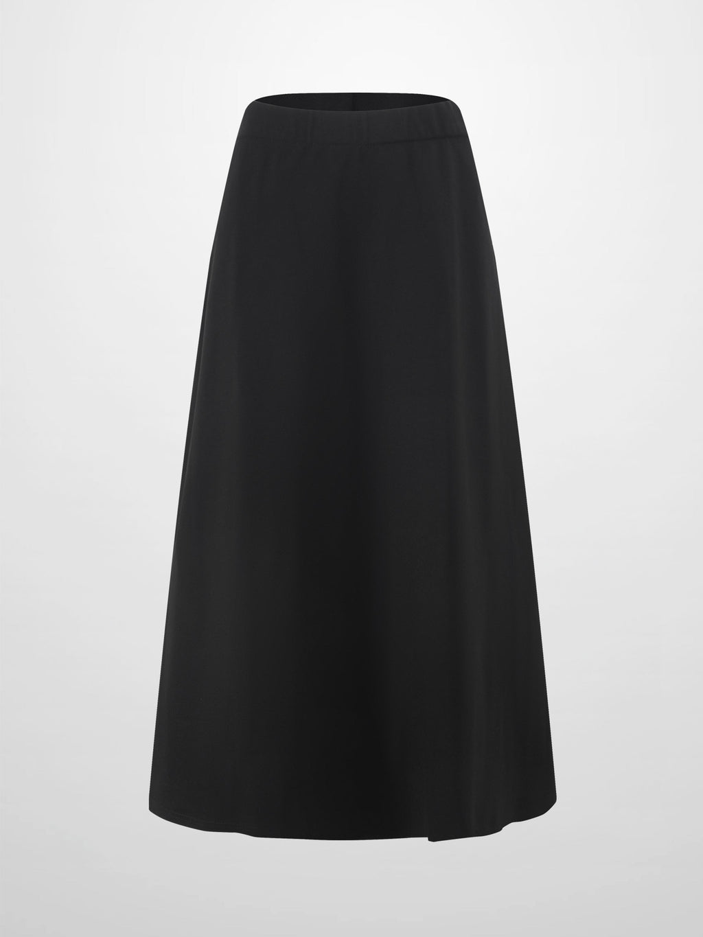 Lightweight Black 3-Panel Skirt 29 Inch Casual Essential-1