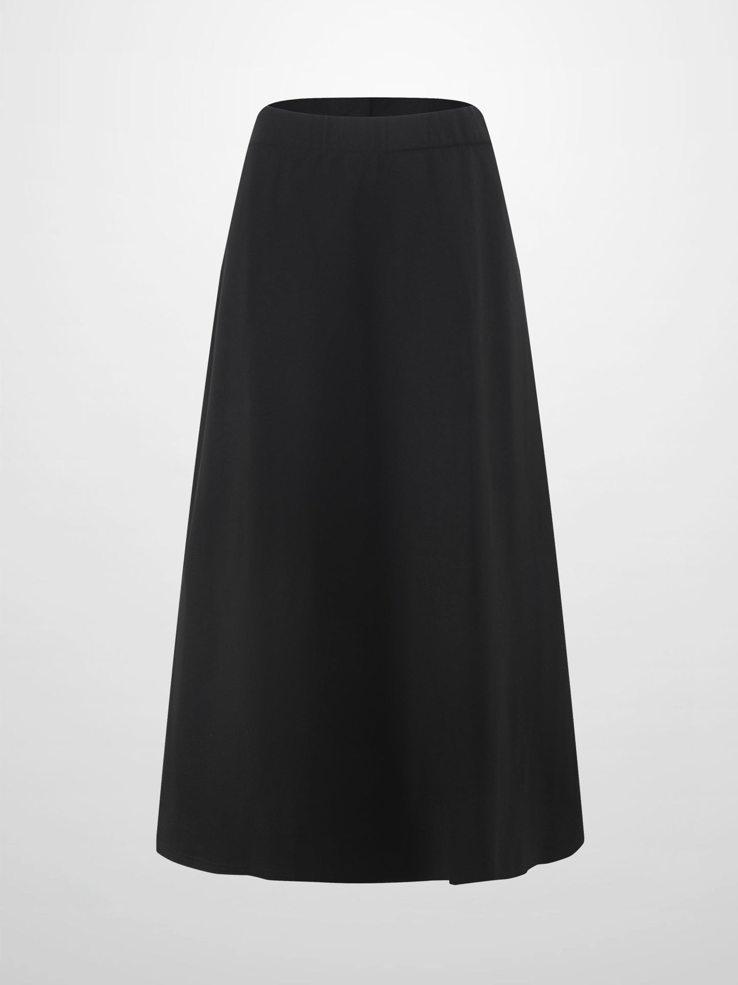 Lightweight Black 3-Panel Skirt 29 Inch Casual Essential-1