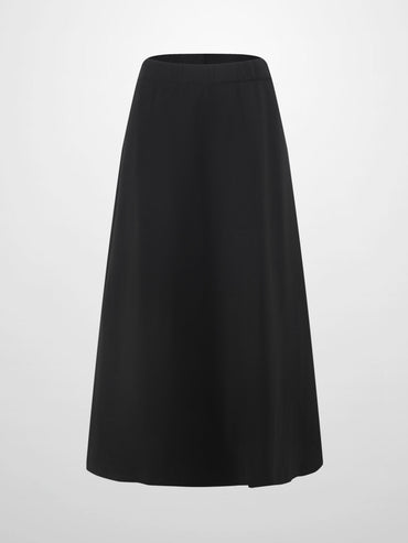 Lightweight Black 3-Panel Skirt 29 Inch Casual Essential-1