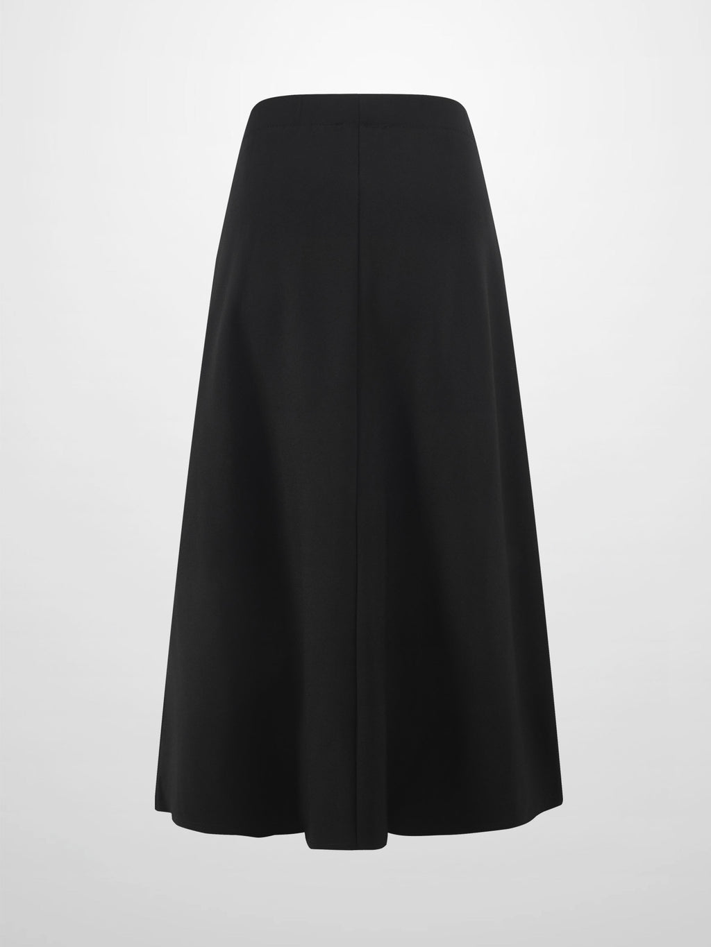 Lightweight Black 3-Panel Skirt 29 Inch Casual Essential-2