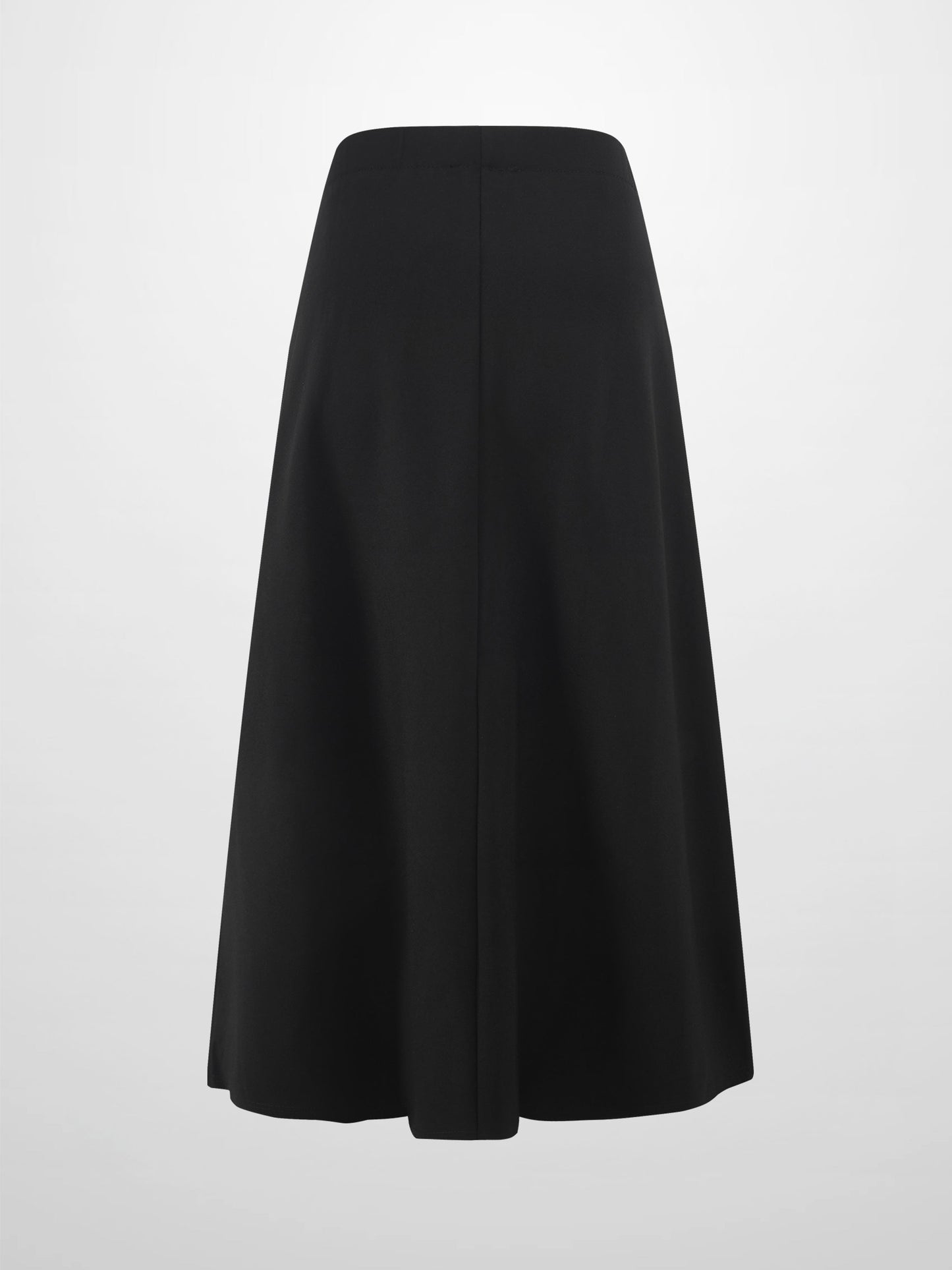 Lightweight Black 3-Panel Skirt 29 Inch Casual Essential-2