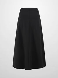 Lightweight Black 3-Panel Skirt 29 Inch Casual Essential-2