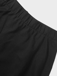Lightweight Black 3-Panel Skirt 29 Inch Casual Essential-3