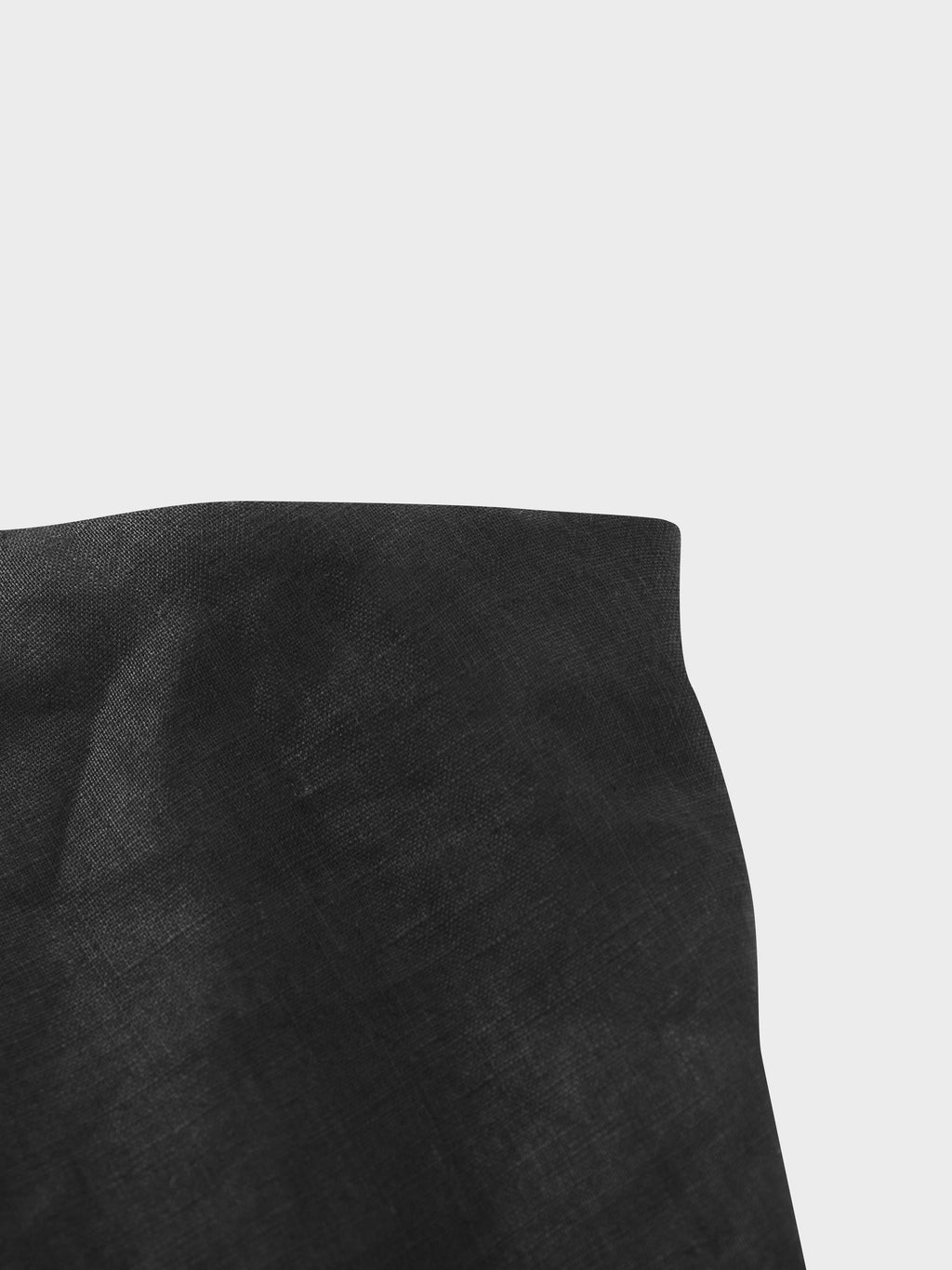 Black Linen Slip Skirt Women’s Summer Casual Basic Skirt