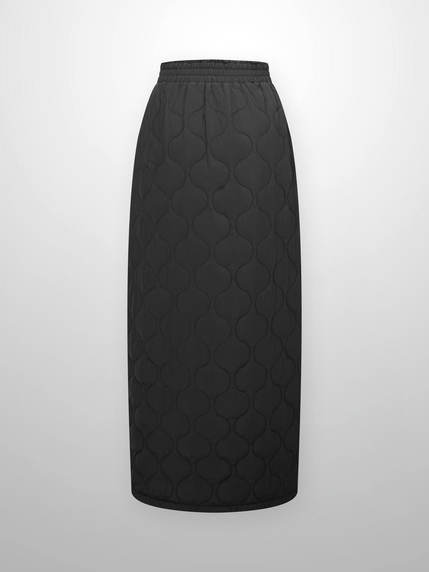Quilted Puff Skirt Black Women Dressy Holiday Party FW26-2