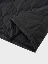 Quilted Puff Skirt Black Women Dressy Holiday Party FW26-4