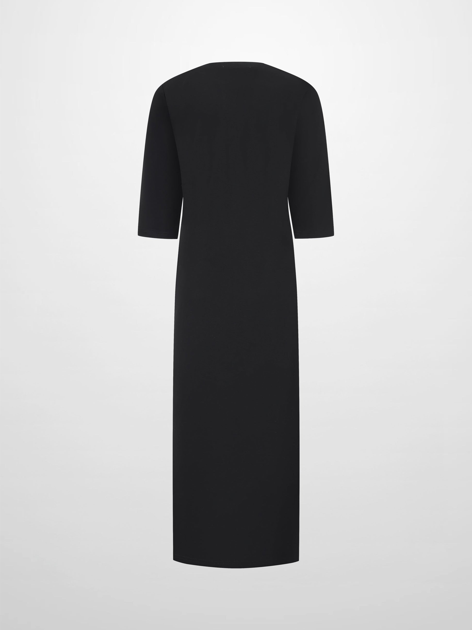 Black Side Tie T-Shirt Dress Casual Relaxed Fit New Arrival SS26-2