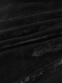 Velvet Flare Dress Black Elegant Formal Evening Dress Winter Sale-3