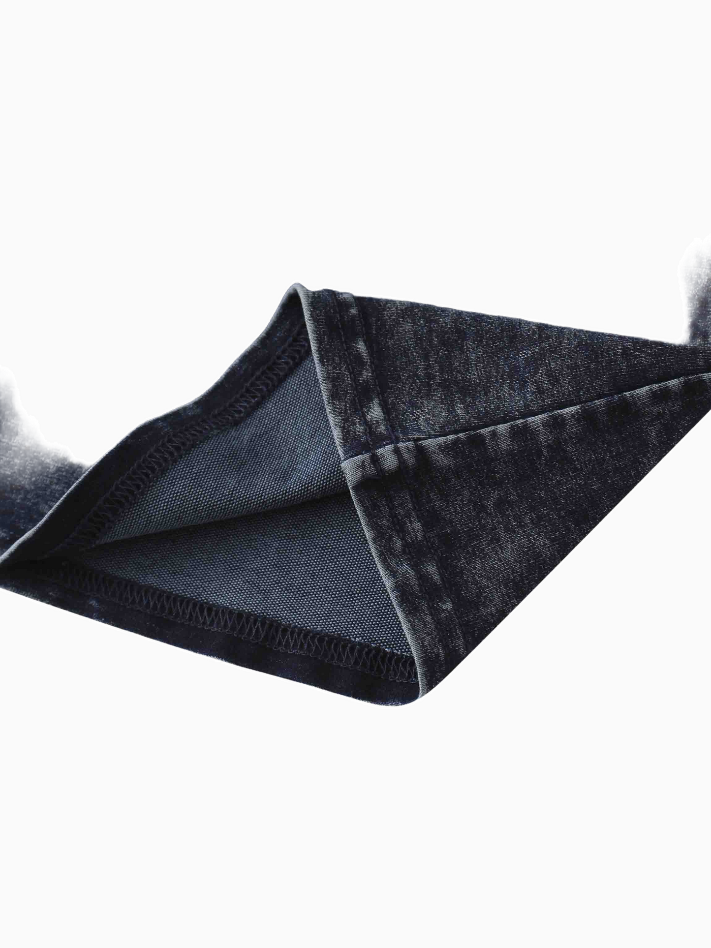 Paneled Flare Skirt 25" Blue Wash Casual Denim Summer Skirt-4