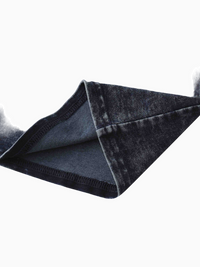 Paneled Flare Skirt 25" Blue Wash Casual Denim Summer Skirt-4