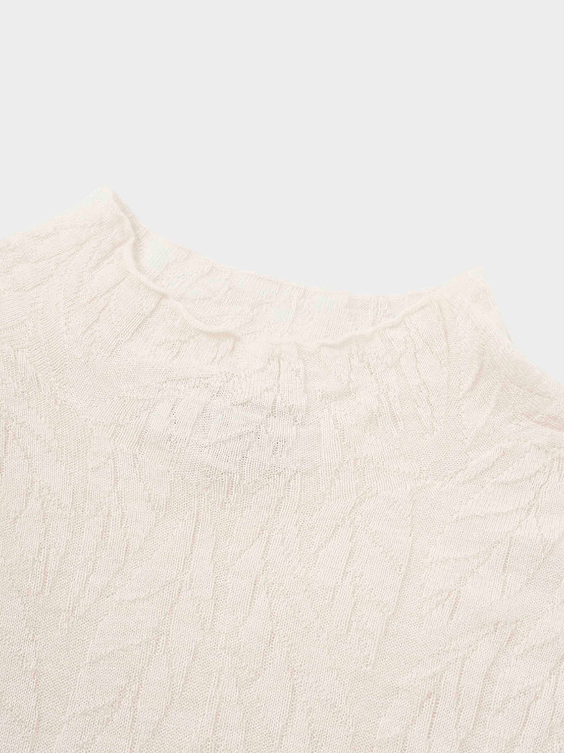 Blush Leaf Design Turtleneck Soft Stylish Casual Dressy Top-3