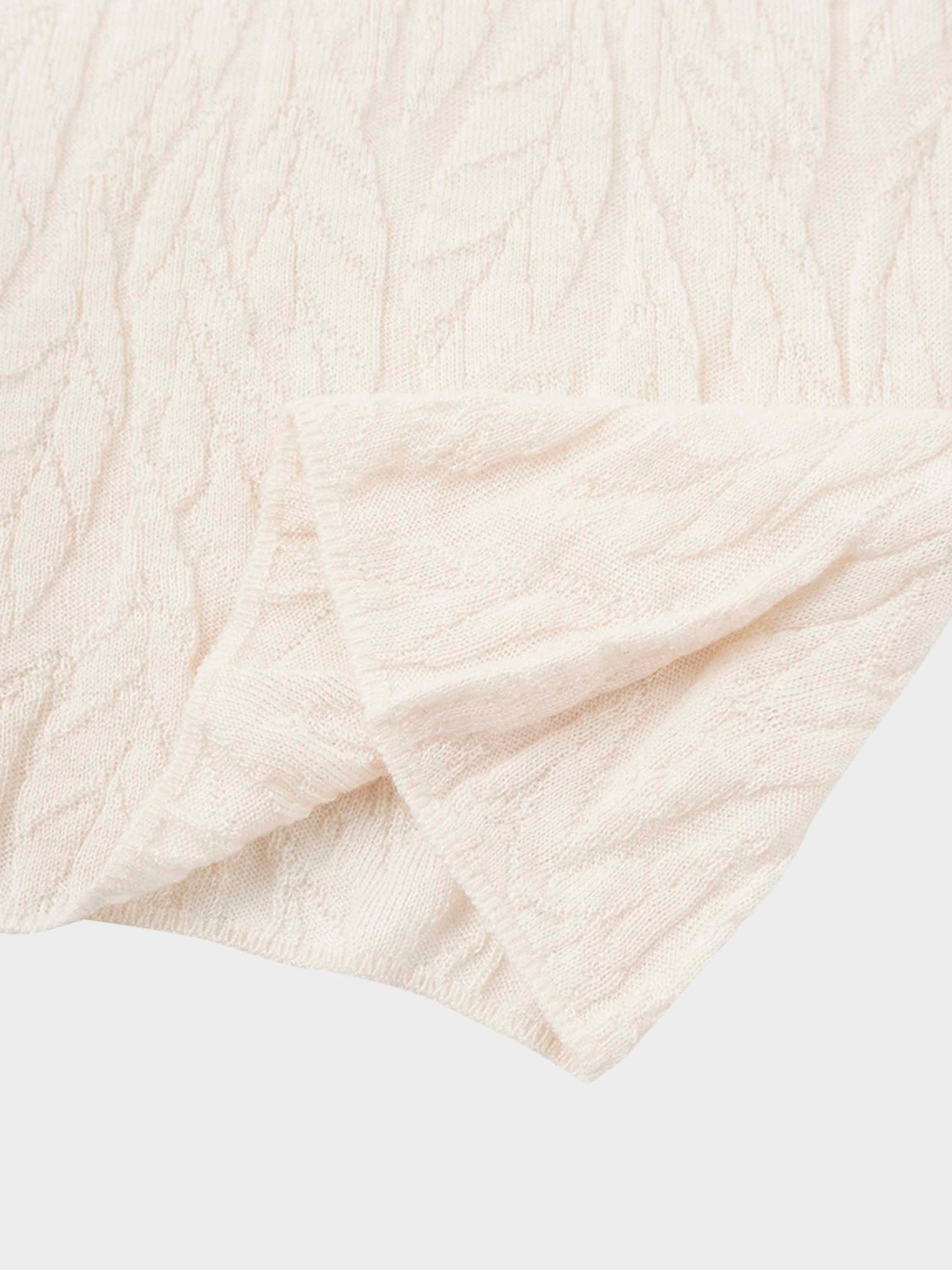 Blush Leaf Design Turtleneck Soft Stylish Casual Dressy Top-4