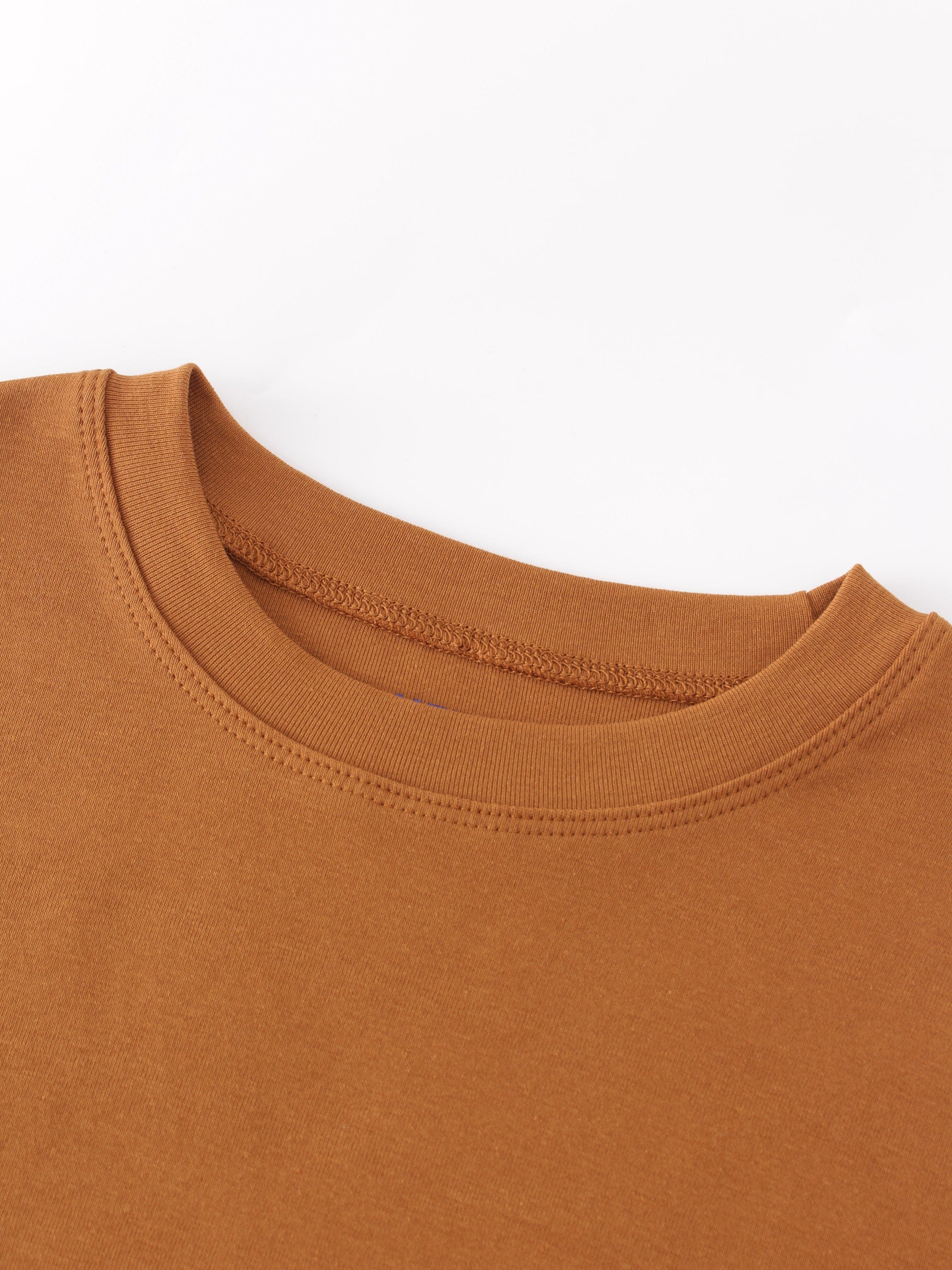 Classic Tee Long Sleeve Brown Soft Comfortable Casual Shirt-2