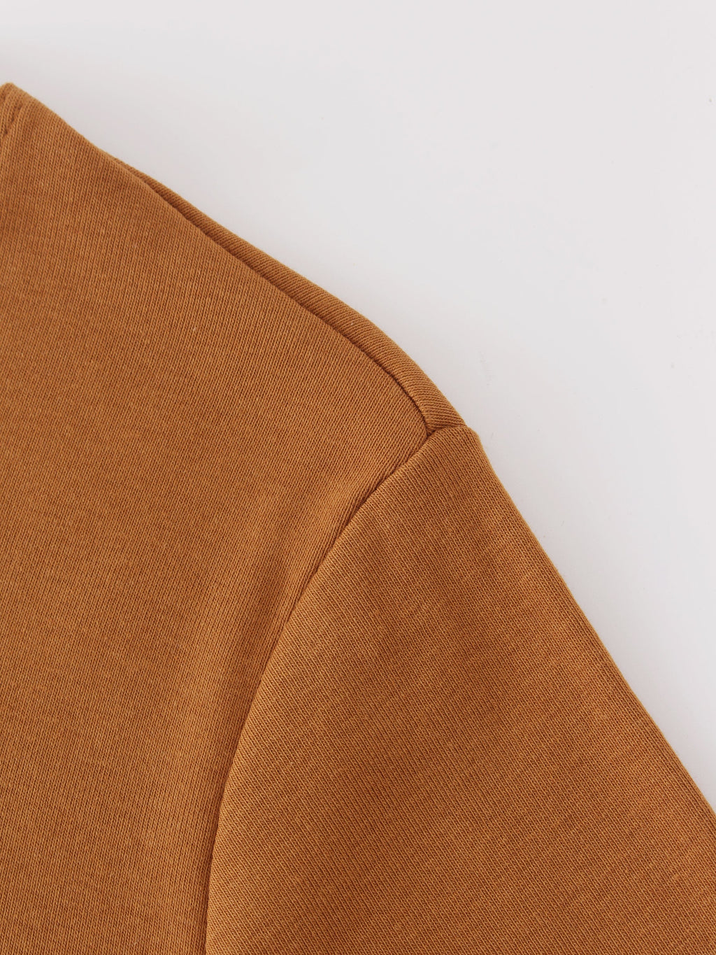 Classic Tee Long Sleeve Brown Soft Comfortable Casual Shirt-3
