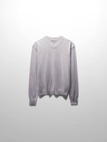 Gray sweater on a light gray background