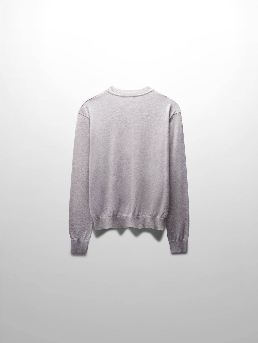 Gray sweatshirt on a light gray background
