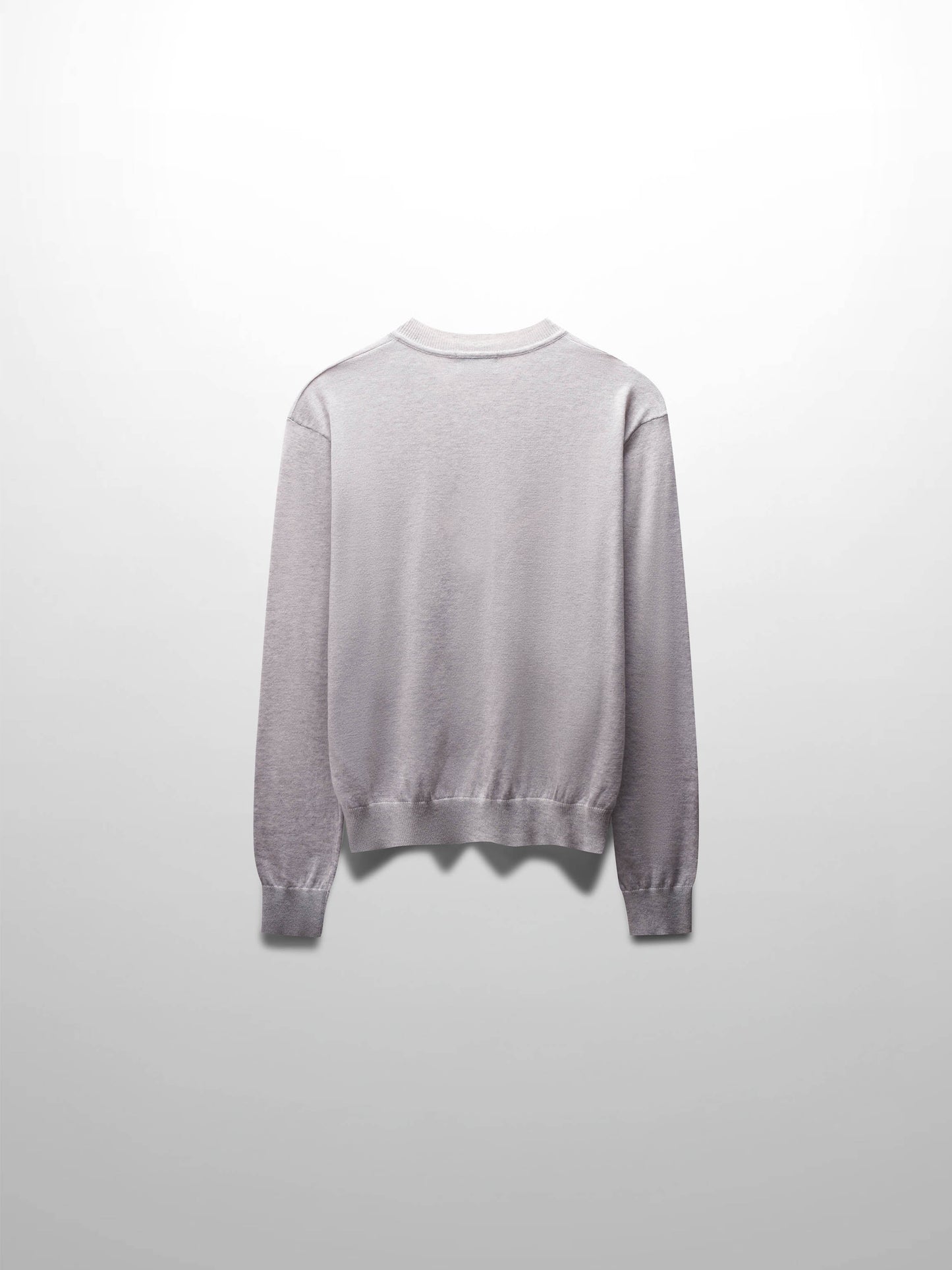 Gray sweatshirt on a light gray background