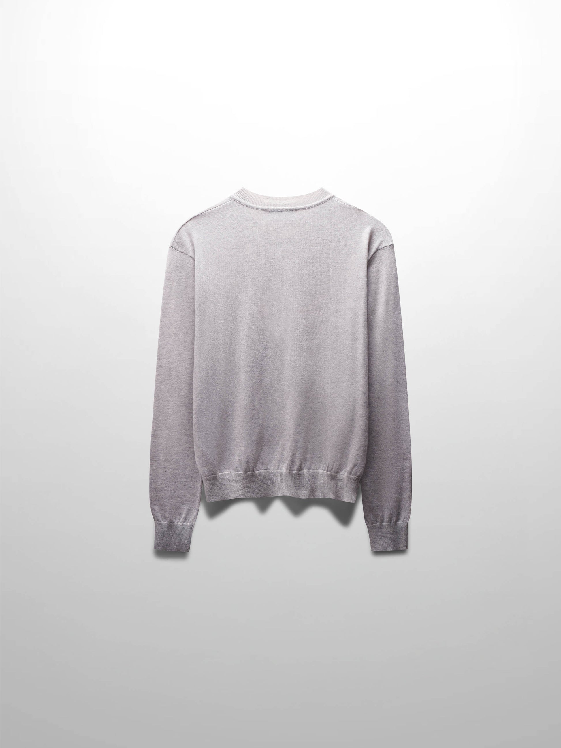Gray sweatshirt on a light gray background
