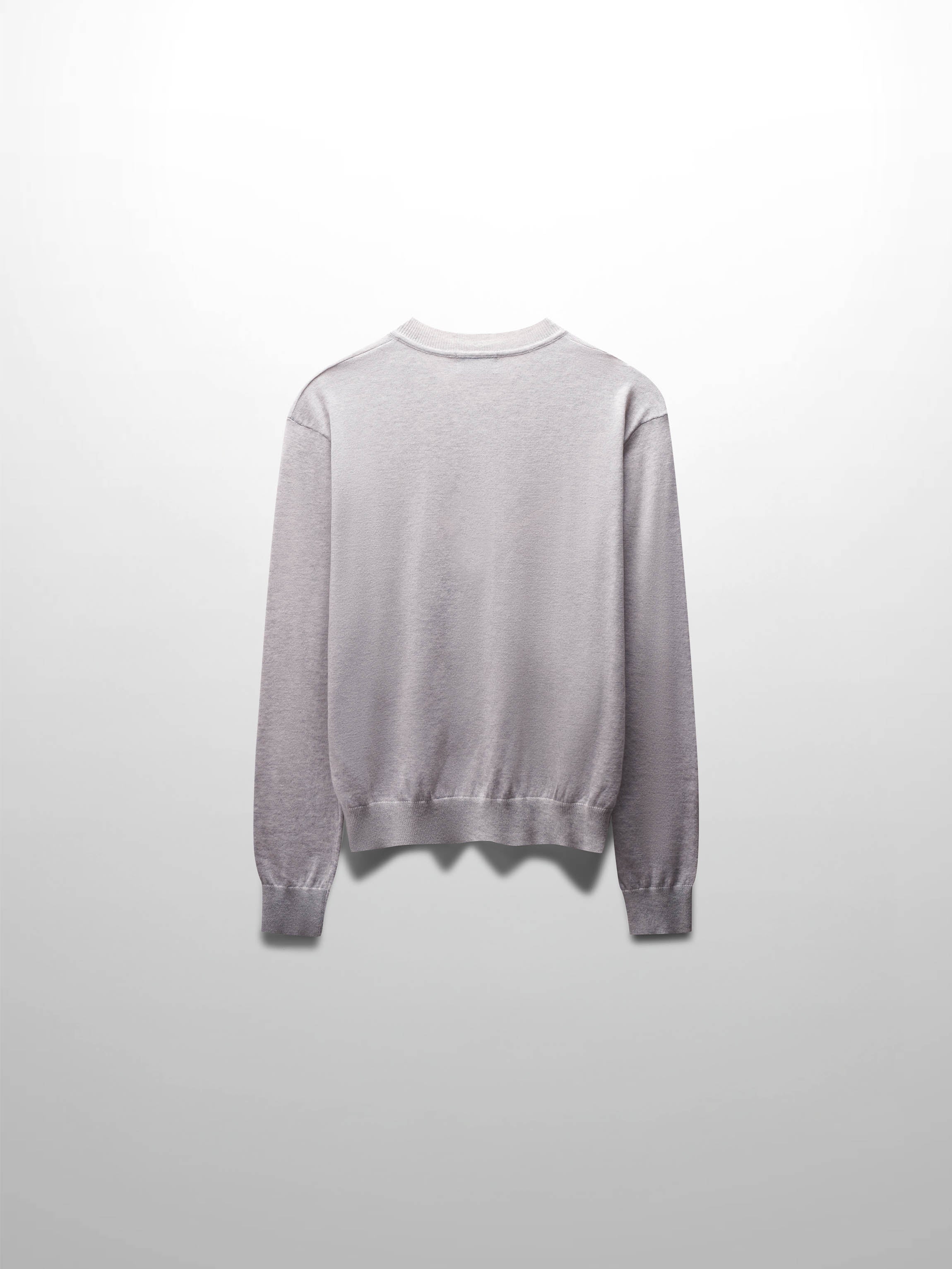 Gray sweatshirt on a light gray background