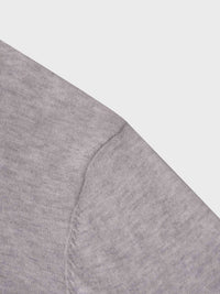 Close-up of a gray fabric texture on a white background
