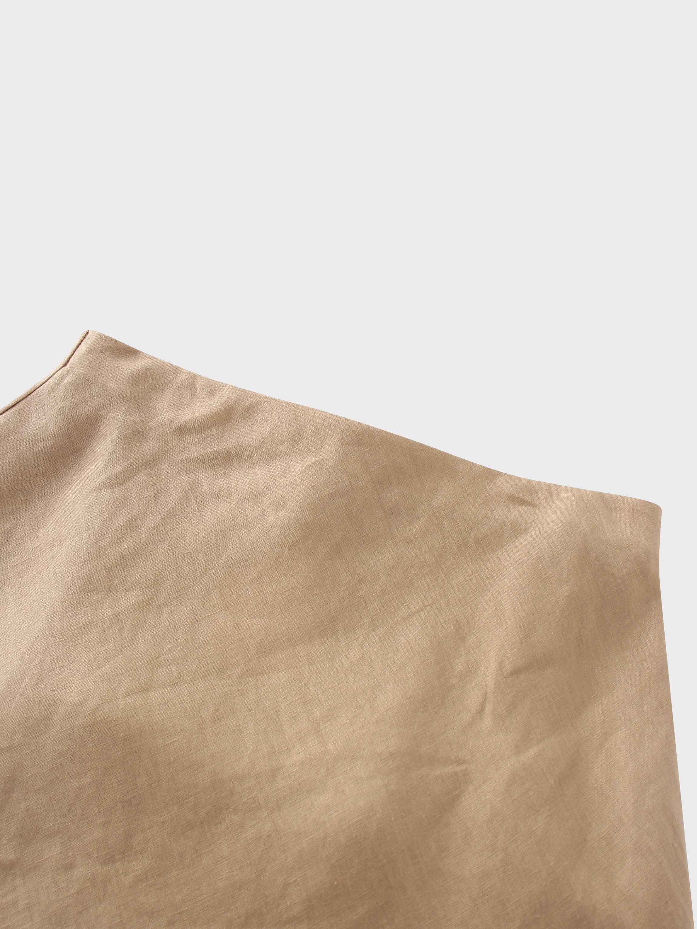 Beige fabric on a white background