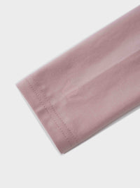 Cropped Boxy Tee Mauve Loose Fit Casual Summer Top Online New Arrival-3