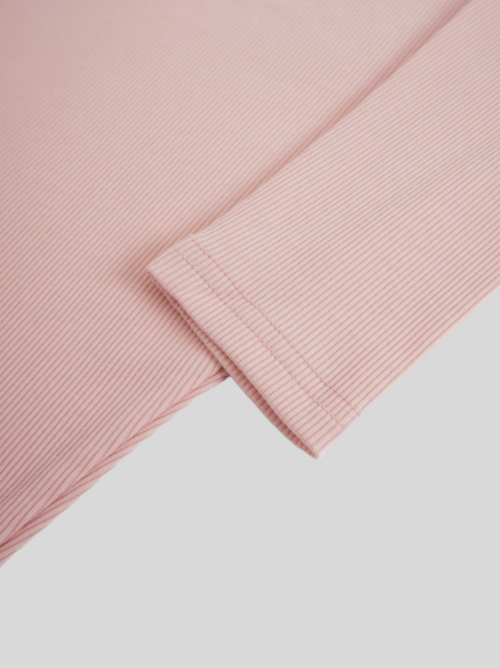 Crew Ribbed Dolman Tee Peachy Pink Loose Fit Casual Top-4