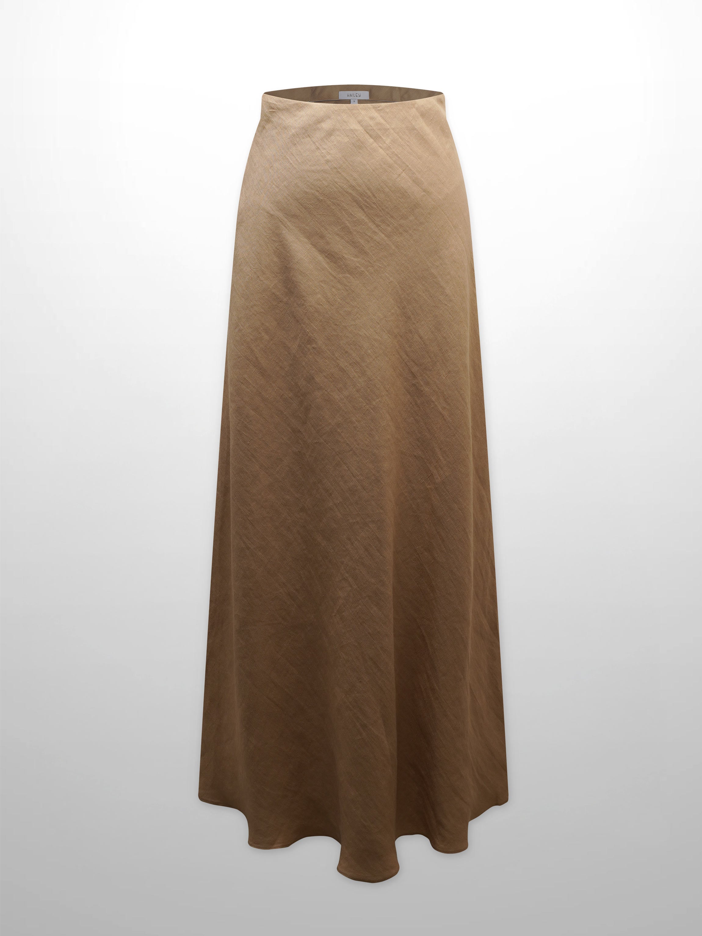 Brown skirt on a white background