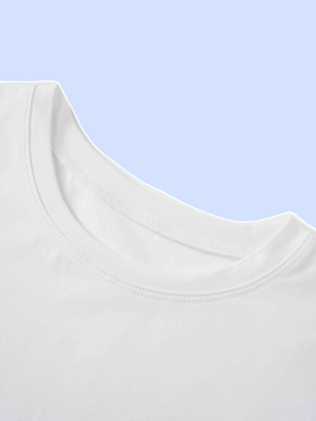 White Side Tie T-Shirt Casual Soft Fabric Relaxed Fit Tee-4