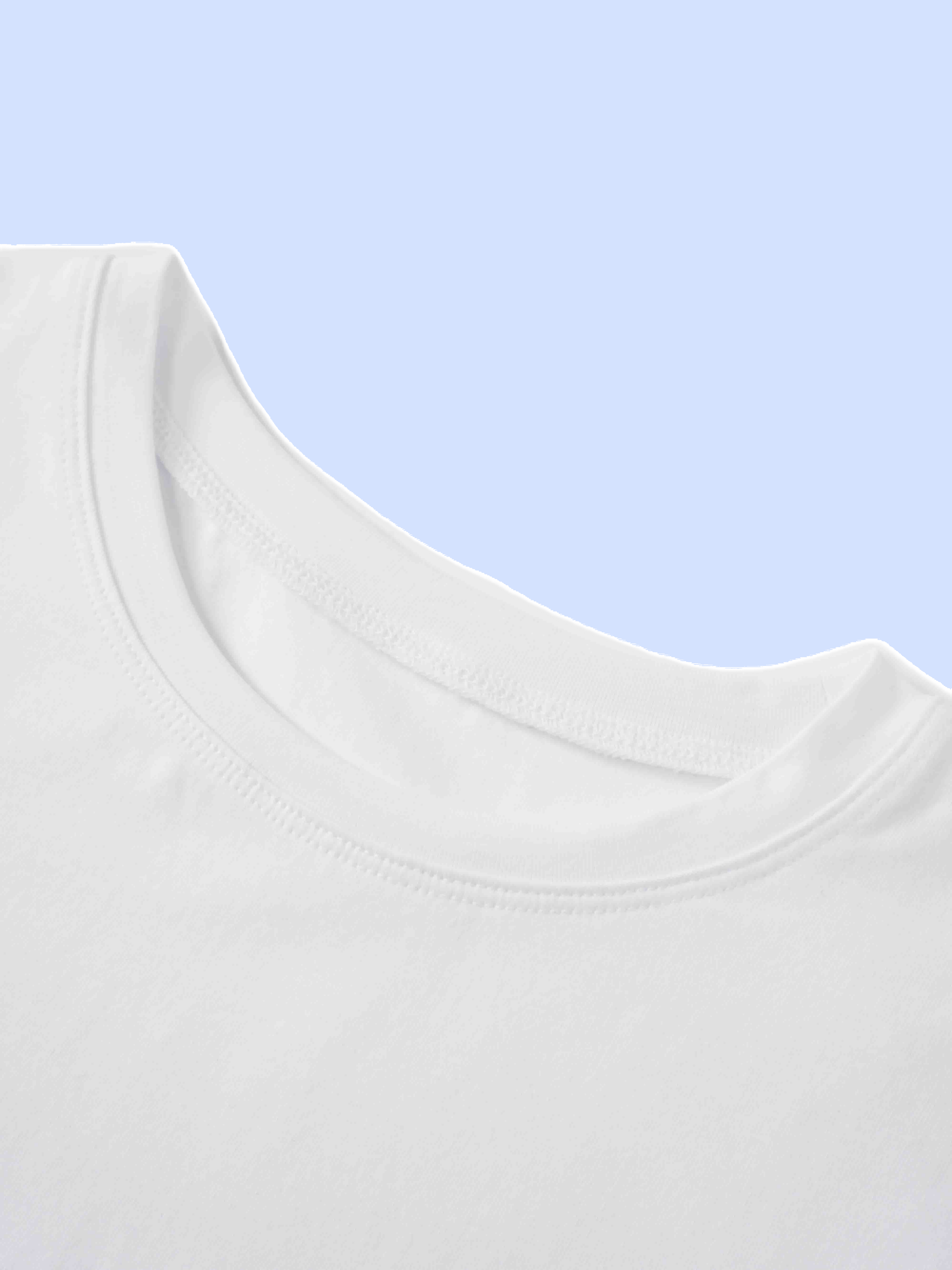 White Side Tie T-Shirt Casual Soft Fabric Relaxed Fit Tee-4